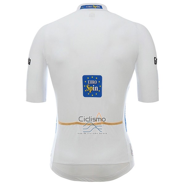 Giro d'Italia Ropa Ciclismo Culotte Corto 2017 Hombre Mangas Cortas Blanco